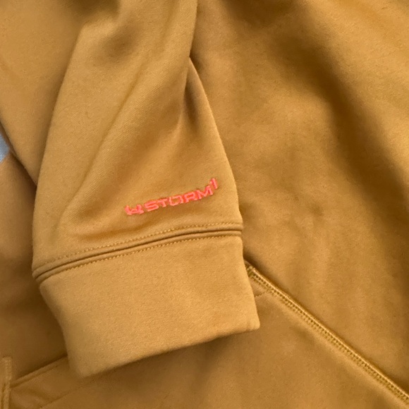 Under Armour Tan Hoodie with Camo Accent - Picture 4 of 5